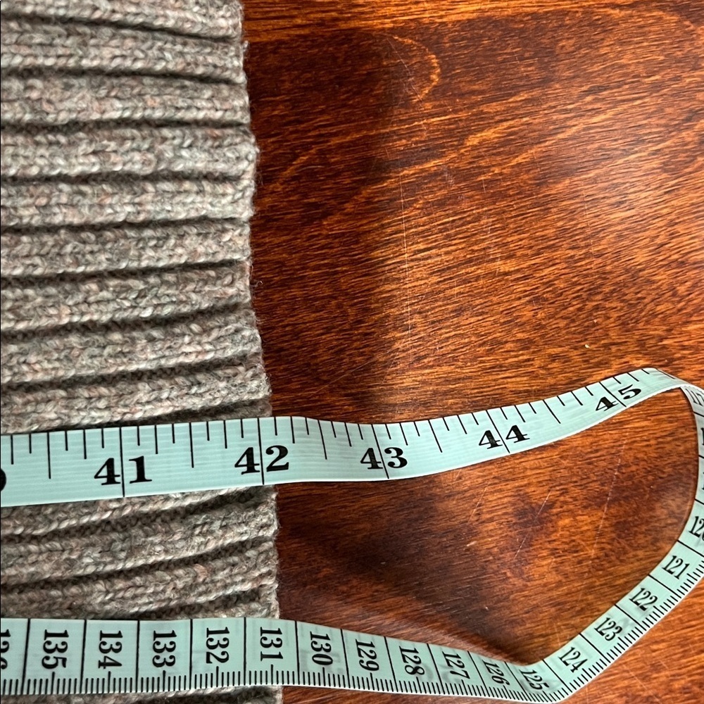 Universal Thread Womens Sweater Dress S Brown Gray Heather Mock T Cable Knit EUC - Picture 12 of 13